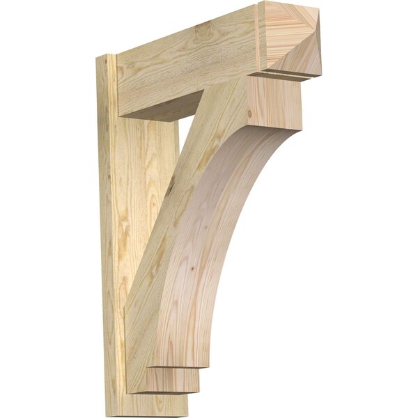 Ekena Millwork Imperial Arts & Crafts Rough Sawn Outlooker, Douglas Fir, 8"W x 28"D x 34"H OUT08X28X34IMP03RDF - main